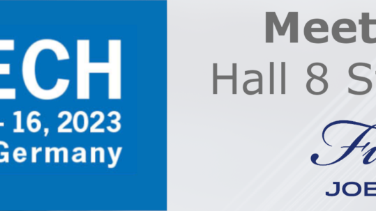 Informative image about the dates of the fair FILTECH 2023 from 14 to 16 February in Cologne, Germany. Find us in Hall 8 Stand F27.